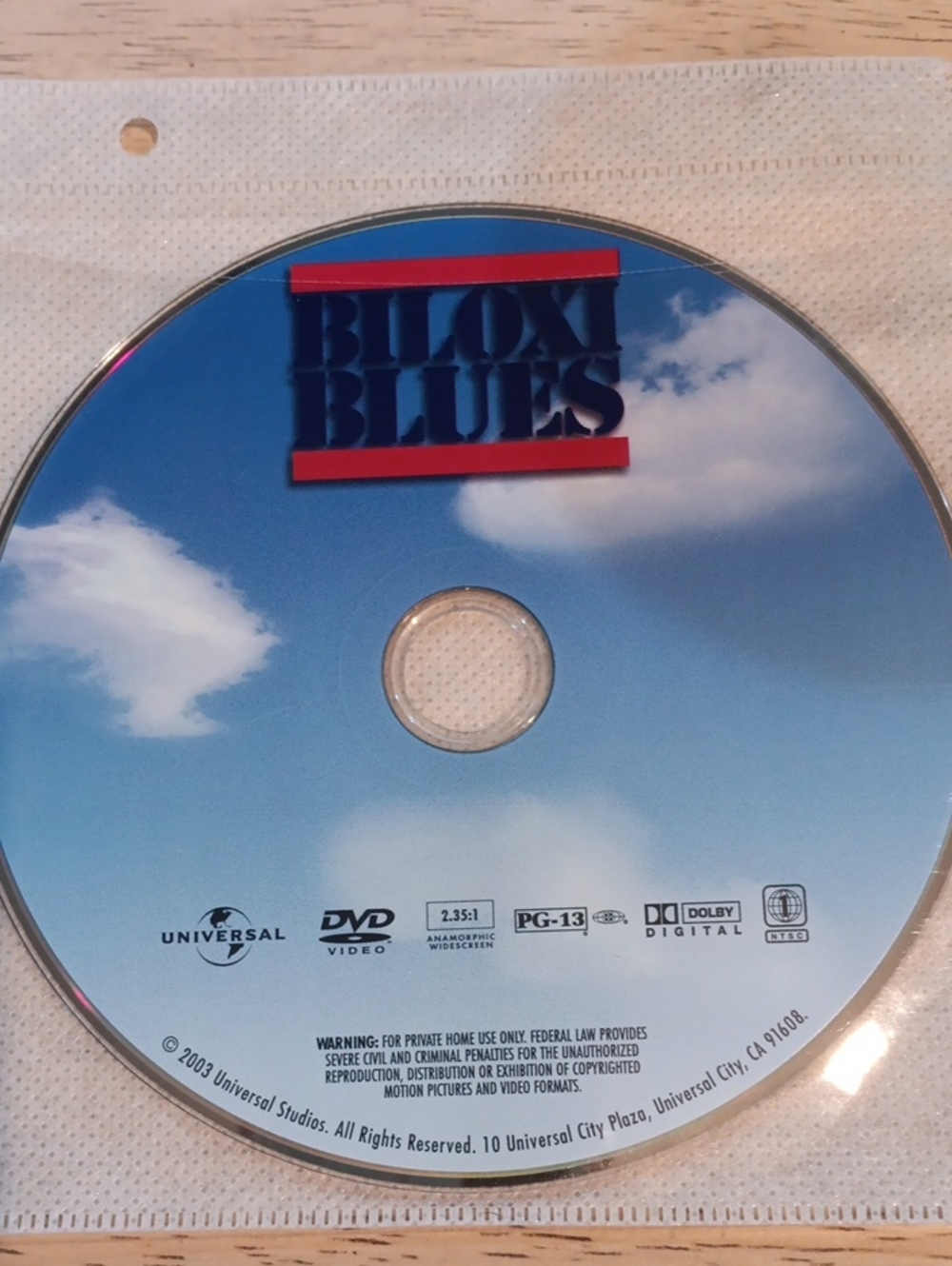Biloxi Blues DVD *NO CASE*